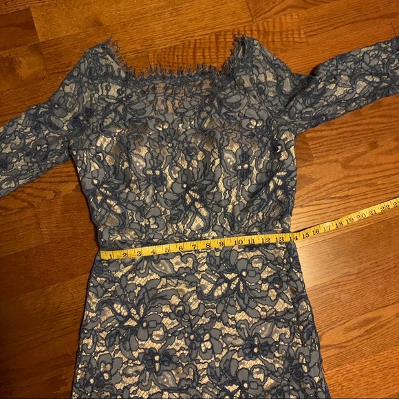 NWT JS Collections Gown Peri Nude Size 4 Boatneck - Picture 7 of 7